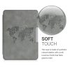 Husa pentru Kindle Paperwhite 10, Piele ecologica, Gri, 48975.13