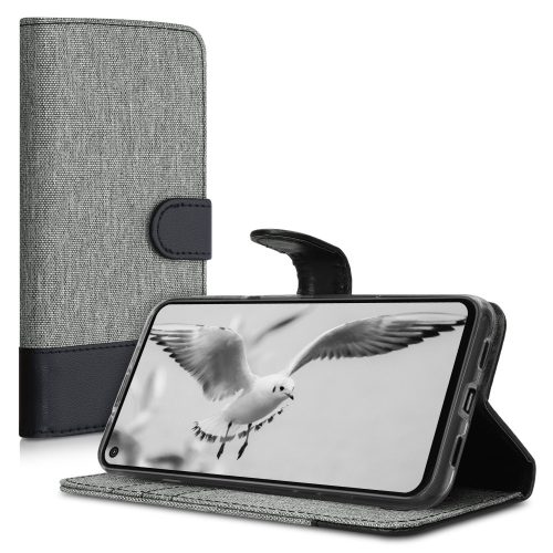 Husa Google Pixel 4a 5G, Textil, Gri, 53776.22