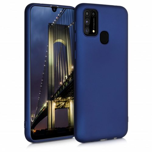 Husa Samsung Galaxy M31, Silicon, Albastru, 51947.64