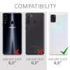 Husa Samsung Galaxy A21s, Piele naturala, Maro, 53835.01