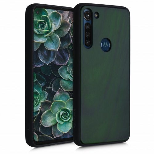 Husa Motorola Moto G8 Power, Lemn, Verde, 51798.80