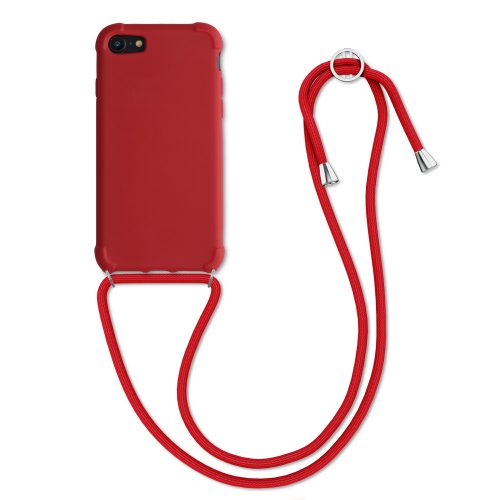Husa Apple iPhone 8 / iPhone 7 / iPhone SE 2, Silicon, Rosu, 49920.09