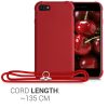 Husa Apple iPhone 8 / iPhone 7 / iPhone SE 2, Silicon, Rosu, 49920.09