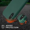 Husa Apple iPhone X / iPhone XS, Silicon, Verde, 49915.80