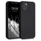 Husa Apple iPhone 12 / iPhone 12 Pro, Silicon, Negru, 53844.47