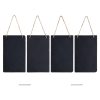 Set 4 Etichete din ardezie pentru agatat Navaris, 15 x 25 cm, 53849.02