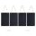 Set 4 Etichete din ardezie pentru agatat Navaris, 15 x 25 cm, 53849.02