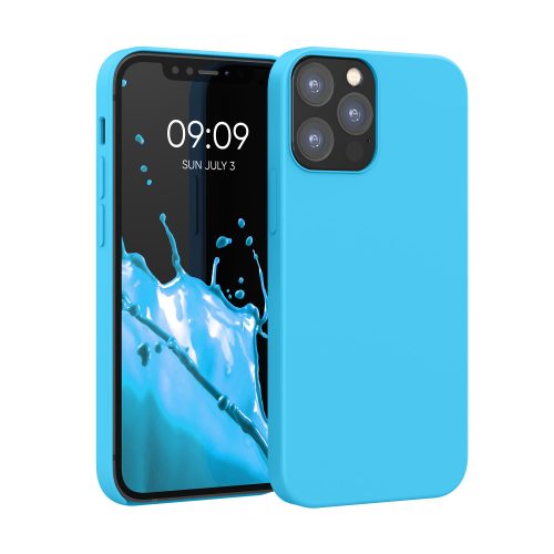 Husa Apple iPhone 12 / iPhone 12 Pro, Silicon, Albastru, 52641.205