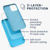 Husa Apple iPhone 12 / iPhone 12 Pro, Silicon, Albastru, 52641.205