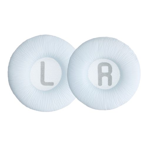 Set 2 Perne de urechi pentru casti JBL Tune 600/Tune 500BT/Tune 510BT, Kwmobile, Alb, Piele ecologica, 52226.02