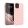 Husa Apple iPhone 12 / iPhone 12 Pro, Silicon, Roz, 53938.89
