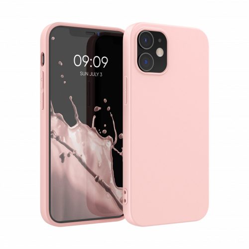 Husa Apple iPhone 12 / iPhone 12 Pro, Silicon, Roz, 53938.89