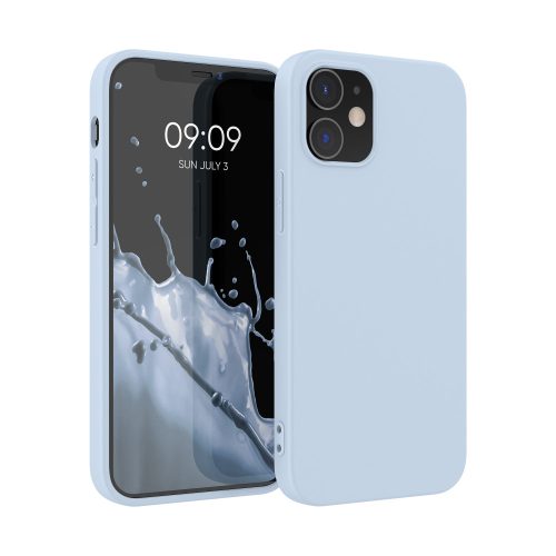 Husa Apple iPhone 12 / iPhone 12 Pro, Silicon, Albastru, 53938.58