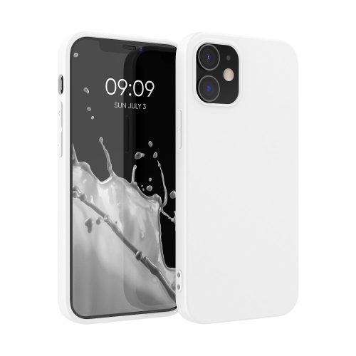 Husa Apple iPhone 12 / iPhone 12 Pro, Silicon, Alb, 53938.48