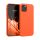 Husa Apple iPhone 12 Pro Max, Silicon, Portocaliu, 53941.69