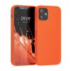 Husa Apple iPhone 12 / iPhone 12 Pro, Silicon, Portocaliu, 53939.69