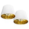 Set 2 x Abajur modern de in Navaris, 22 cm, corp E27, Alb, 53997.02.40