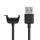 Docking stand pentru Samsung Galaxy Fit 2, kwmobile, Silicon, Negru, 53961.01
