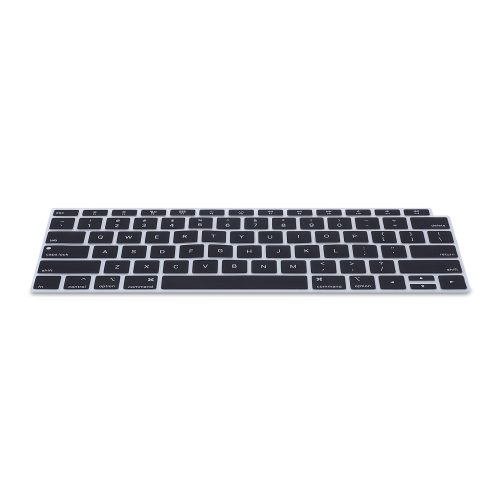 Husa pentru tastatura Apple MacBook Air 13.3" (2018-2020), Kwmobile, Negru, Silicon, 53982.01