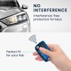 Husa Cheie Auto pentru VW / Skoda / Seat - 3 Butoane, kwmobile, Silicon, Albastru / Negru, 54022.02