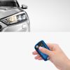 Husa Cheie Auto pentru VW / Skoda / Seat - 3 Butoane, kwmobile, Silicon, Albastru / Negru, 54022.02