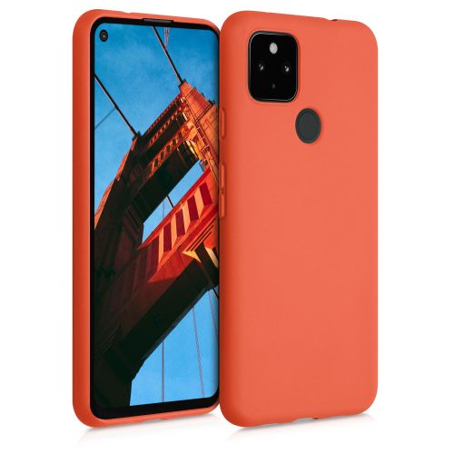 Husa Google Pixel 4a 5G, Silicon, Rosu, 51727.164