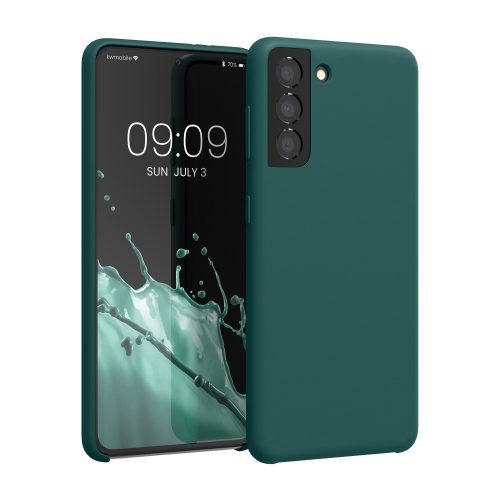 Husa Samsung Galaxy S21, Silicon, Verde, 54056.184