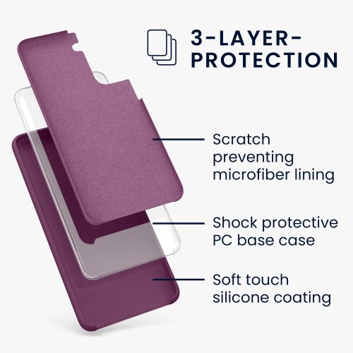 Husa Samsung Galaxy S21, Silicon, Violet, 54056.187