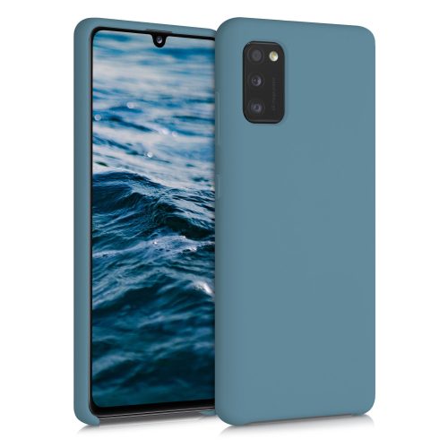 Husa Samsung Galaxy A41, Silicon, Albastru, 52301.207