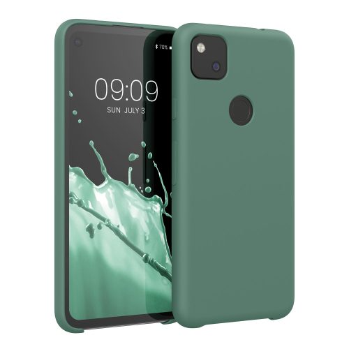 Husa Google Pixel 4a, Silicon, Verde, 52549.166