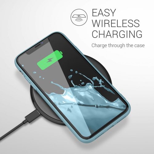 Husa Apple iPhone 11, Silicon, Albastru, 49787.207