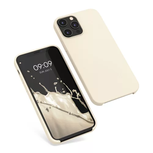 Husa Apple iPhone 12 Pro Max, Silicon, Bej, 52644.204