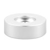 Adaptor central pentru vinyl 45 rpm 7 inch, Kwmobile, Argintiu, Aluminiu, 54141.01
