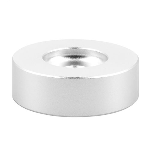Adaptor central pentru vinyl 45 rpm 7 inch, Kwmobile, Argintiu, Aluminiu, 54141.01