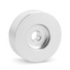 Adaptor central pentru vinyl 45 rpm 7 inch, Kwmobile, Argintiu, Aluminiu, 54141.01