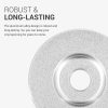 Adaptor central pentru vinyl 45 rpm 7 inch, Kwmobile, Argintiu, Aluminiu, 54141.01