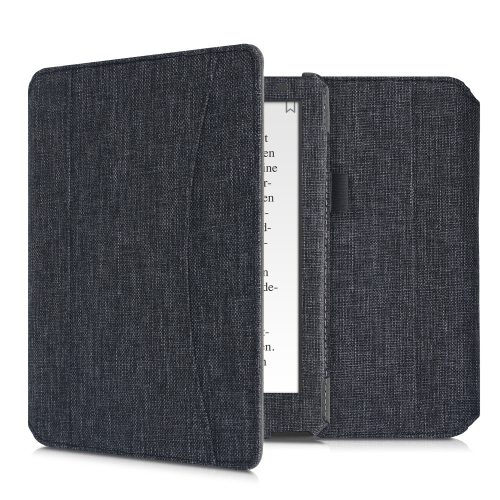 Husa pentru Kobo Aura H2O Edition 2, Textil, Gri, kwmobile, 54137.19