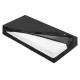Protectie saltea Navaris, 80x200x25 cm, depozitare si transport, 4 manere, negru, polipropilena