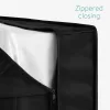Protectie saltea Navaris, 80x200x25 cm, depozitare si transport, 4 manere, negru, polipropilena
