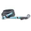 Furtun de gradina Navaris, 15m, cu pistol de pulverizare, conexiuni UE si US, 54175.02