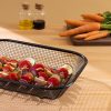 Cos de gratar cuptor Navaris, din otel inoxidabil, cu strat antiaderent, 51500.03