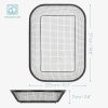 Cos de gratar cuptor Navaris, din otel inoxidabil, cu strat antiaderent, 51500.03