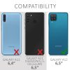 Set 3 Folii de protectie pentru Samsung Galaxy A12, kwmobile, Fata, Transparenta, 54211.1