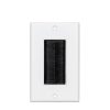 Set 4 Prize americane blank/goale, Kwmobile, Alb/Negru, Plastic, 54244.01.04