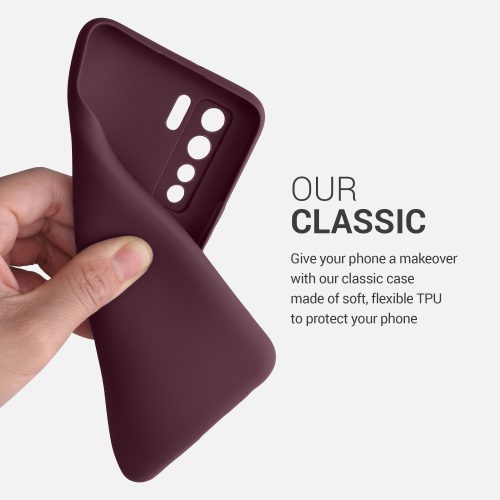 Husa Huawei P40 lite 5G, Silicon, Rosu, 52529.190