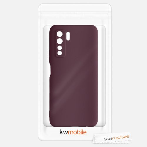 Husa Huawei P40 lite 5G, Silicon, Rosu, 52529.190