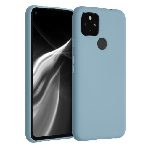 Husa Google Pixel 4a 5G, Silicon, Albastru, 51727.206