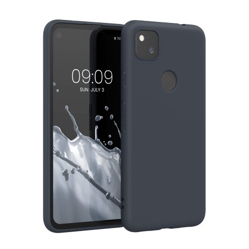 Husa Google Pixel 4a, Silicon, Albastru, 52357.186