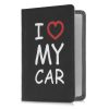 Husa pentru documente auto, Kwmobile, Multicolor, Piele ecologica, 50104.14