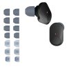 Set 14 Varfuri de schimb pentru casti Sony WF-1000XM3/WF-1000XM4, Kwmobile, Gri/Transparent, Silicon, 50710.22